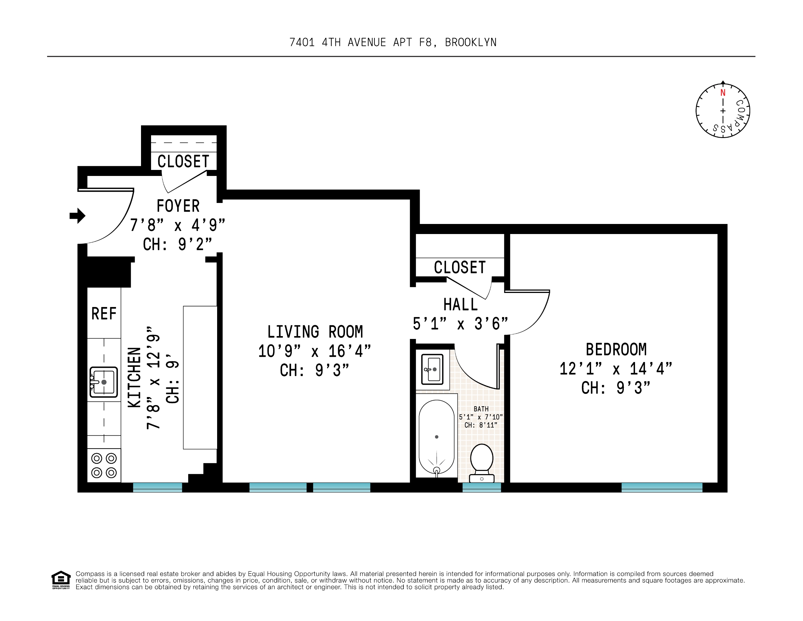 7401 4th Avenue #F8, Bay Ridge, Brooklyn, NY 11209 - Property photo 2 of 5