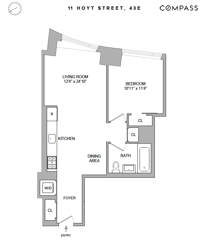 11 Hoyt Street #43E, Downtown Brooklyn, Brooklyn, NY 11201 - Property photo 2 of 10