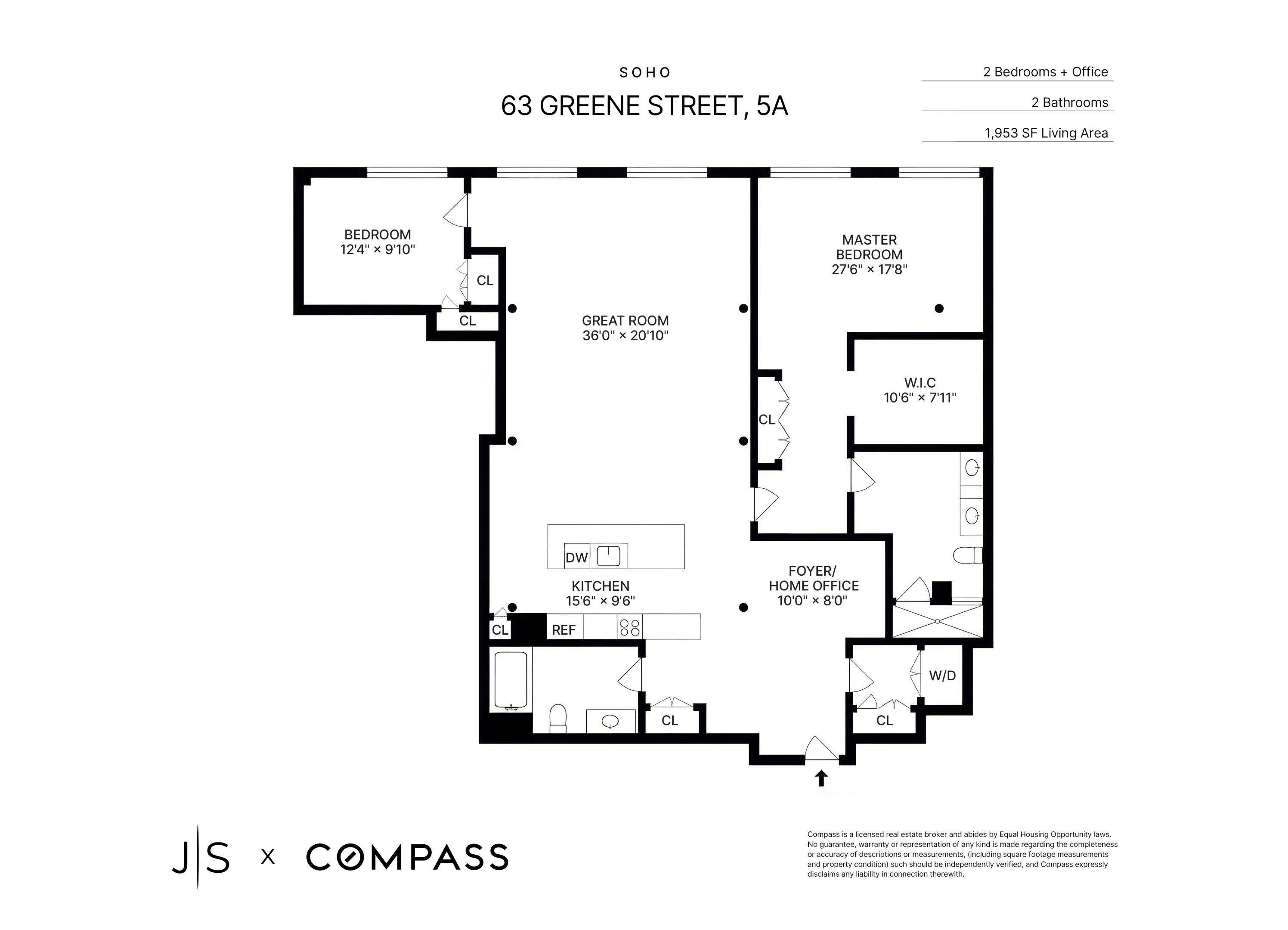 63 Greene Street #5A, SoHo, Manhattan, NY 10012 - Property photo 2 of 9