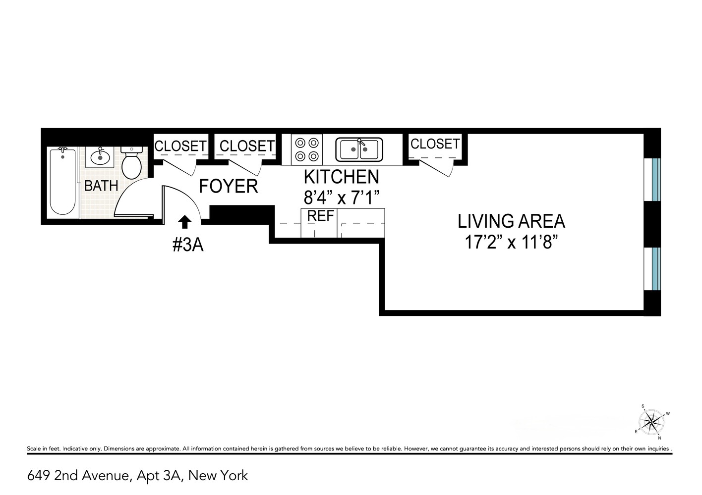 649 2nd Avenue #3A, Murray Hill, Manhattan, NY 10016 - Property photo 5 of 7