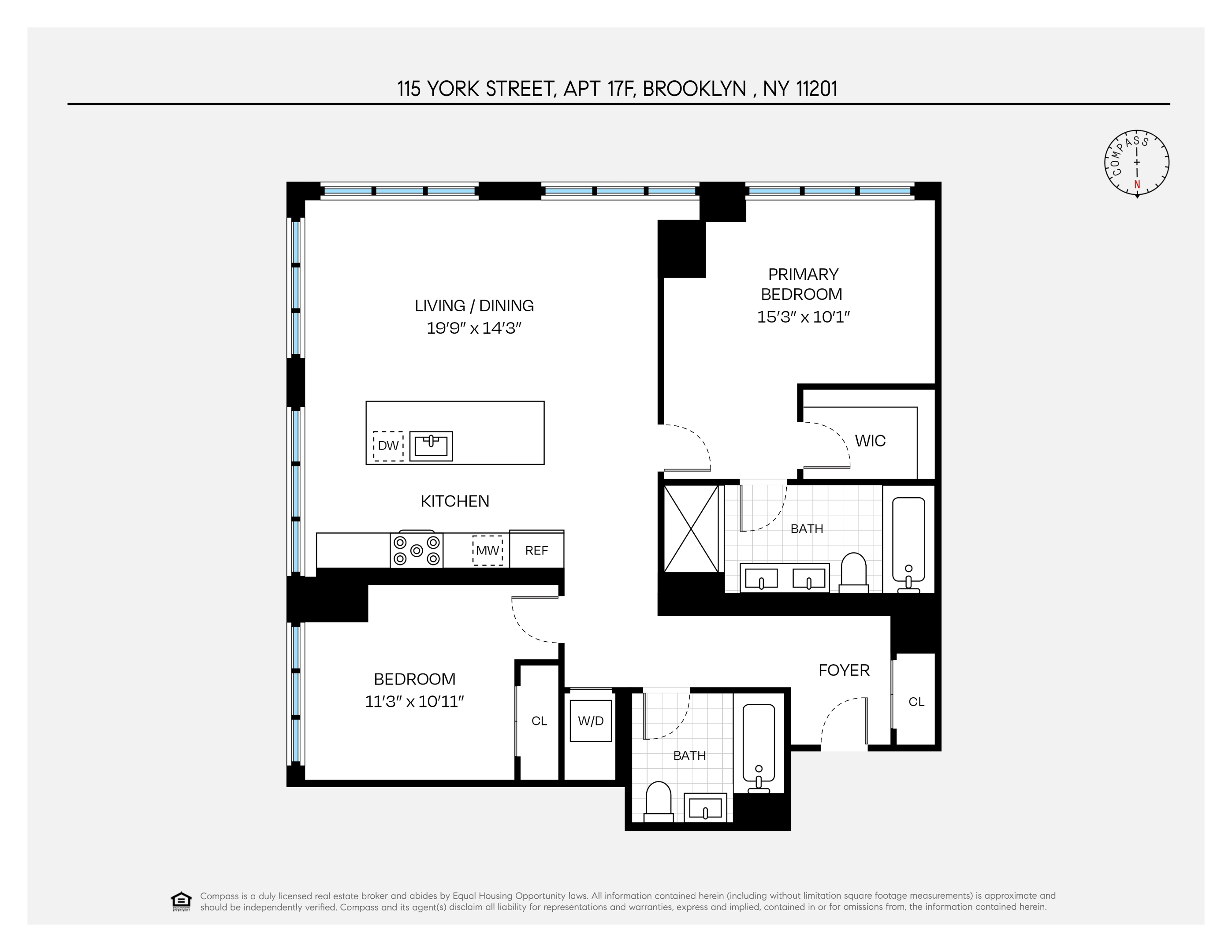 115 York Street #17F, DUMBO, Brooklyn, NY 11201 - Property photo 2 of 27