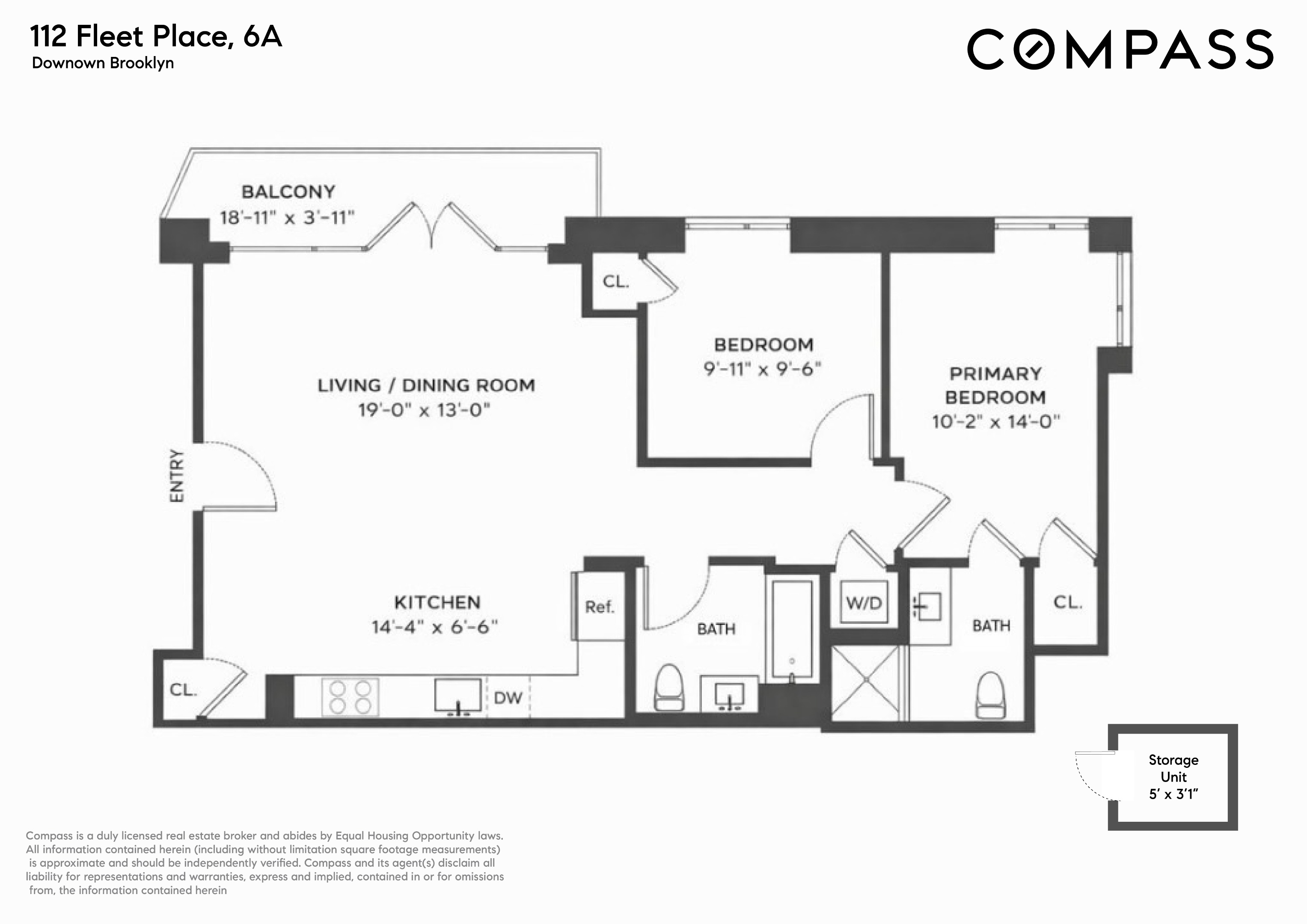 112 Fleet Place #6A, Downtown Brooklyn, Brooklyn, NY 11201 - Property photo 2 of 20