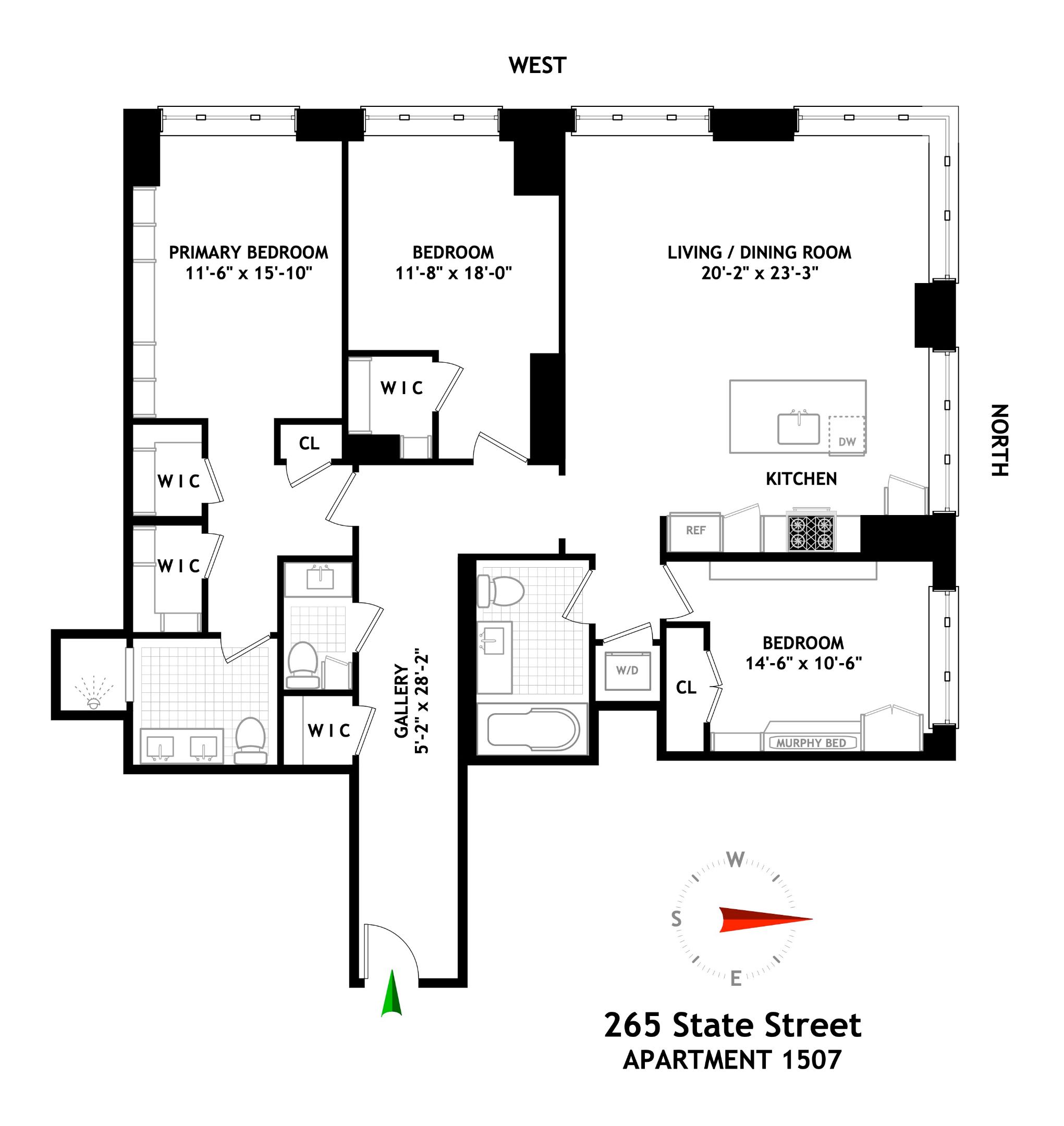 265 State Street #1507, Boerum Hill, Brooklyn, NY 11201 - Property photo 2 of 24