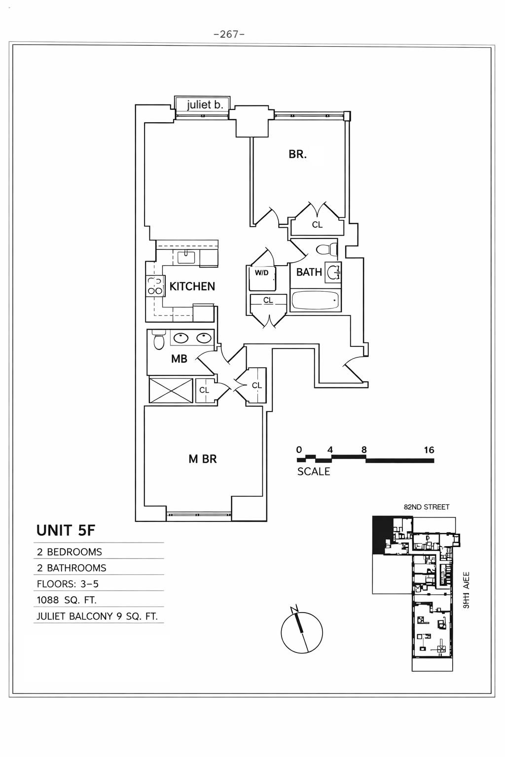 310 West 52nd Street #5F, Hell's Kitchen, Manhattan, NY 10019 - Property photo 2 of 13