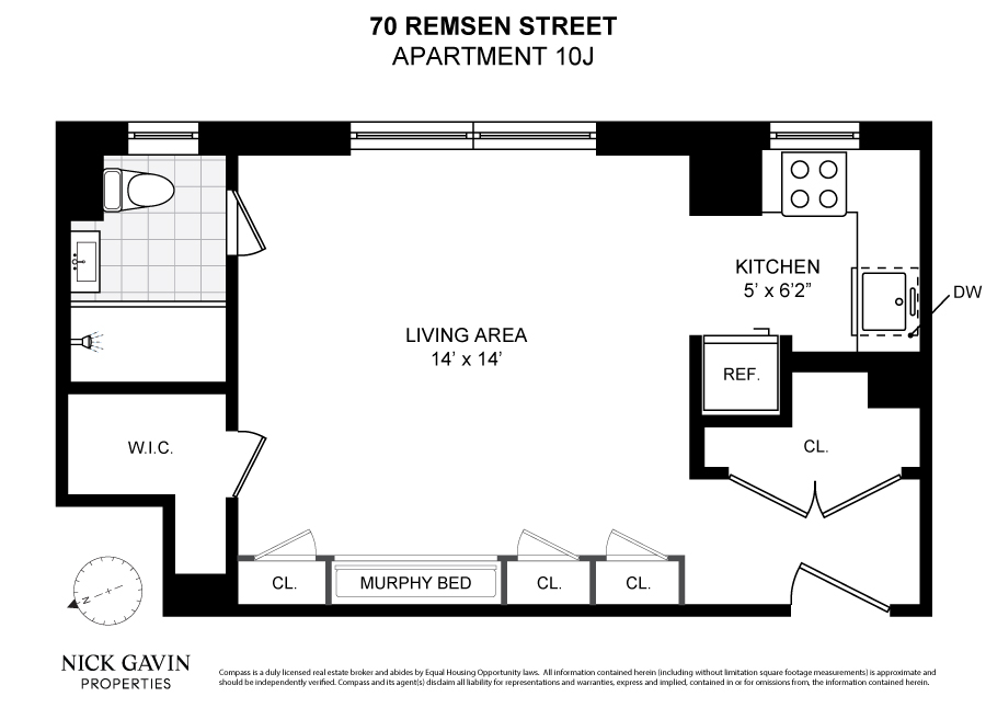 70 Remsen Street #10J, Brooklyn Heights, Brooklyn, NY 11201 - Property photo 2 of 11
