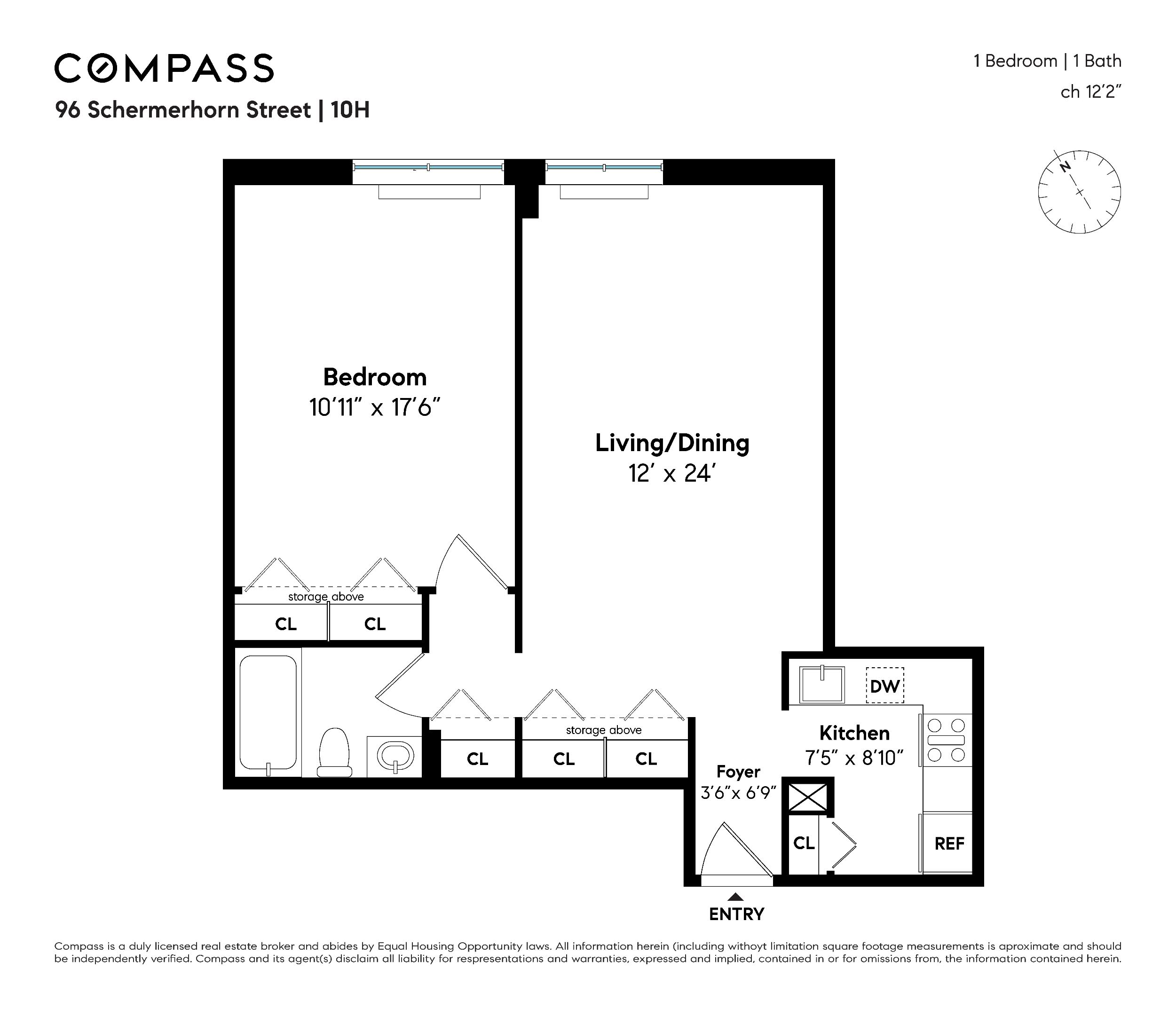 96 Schermerhorn Street #10H, Downtown Brooklyn, Brooklyn, NY 11201 - Property photo 2 of 10