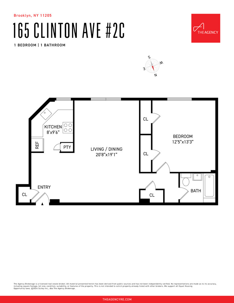 165 CLINTON Avenue #2C, Clinton Hill, Brooklyn, NY 11205 - Property photo 2 of 8