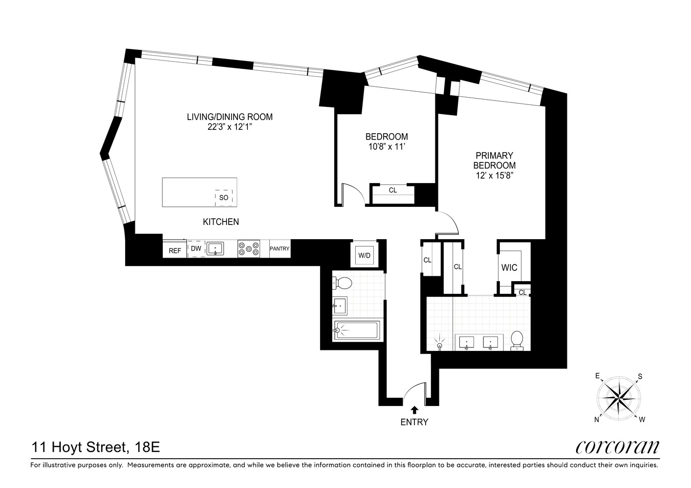 11 HOYT Street #18E, Downtown Brooklyn, Brooklyn, NY 11201 - Property photo 2 of 23