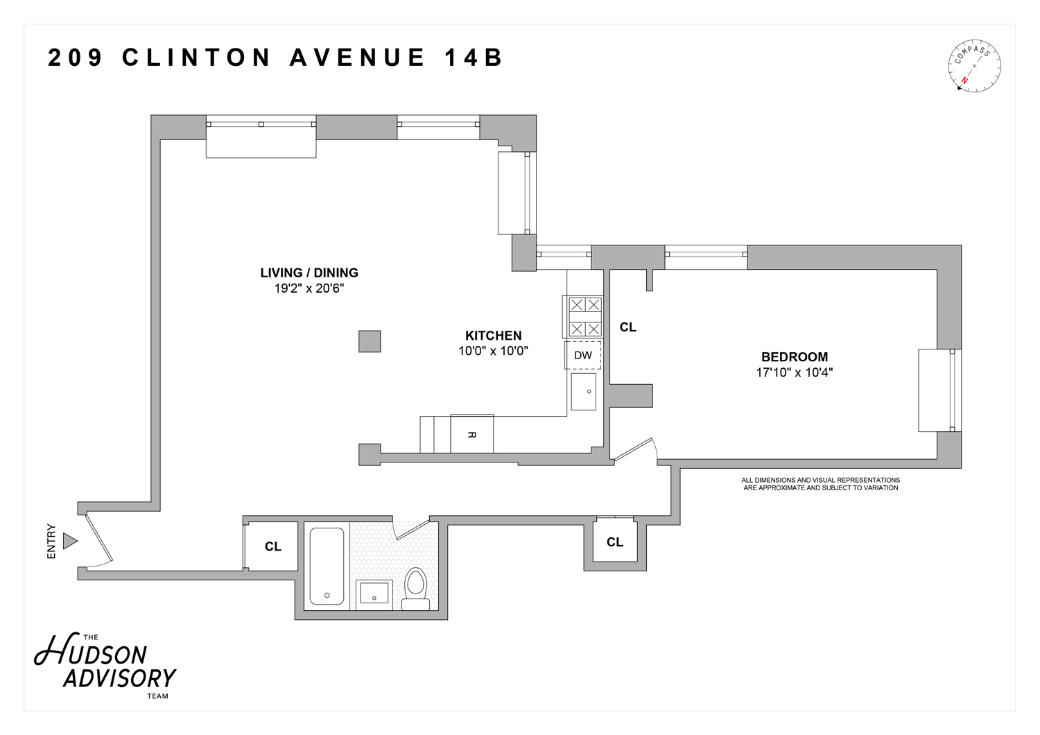 209 Clinton Avenue #14B, Clinton Hill, Brooklyn, NY 11205 - Property photo 2 of 15