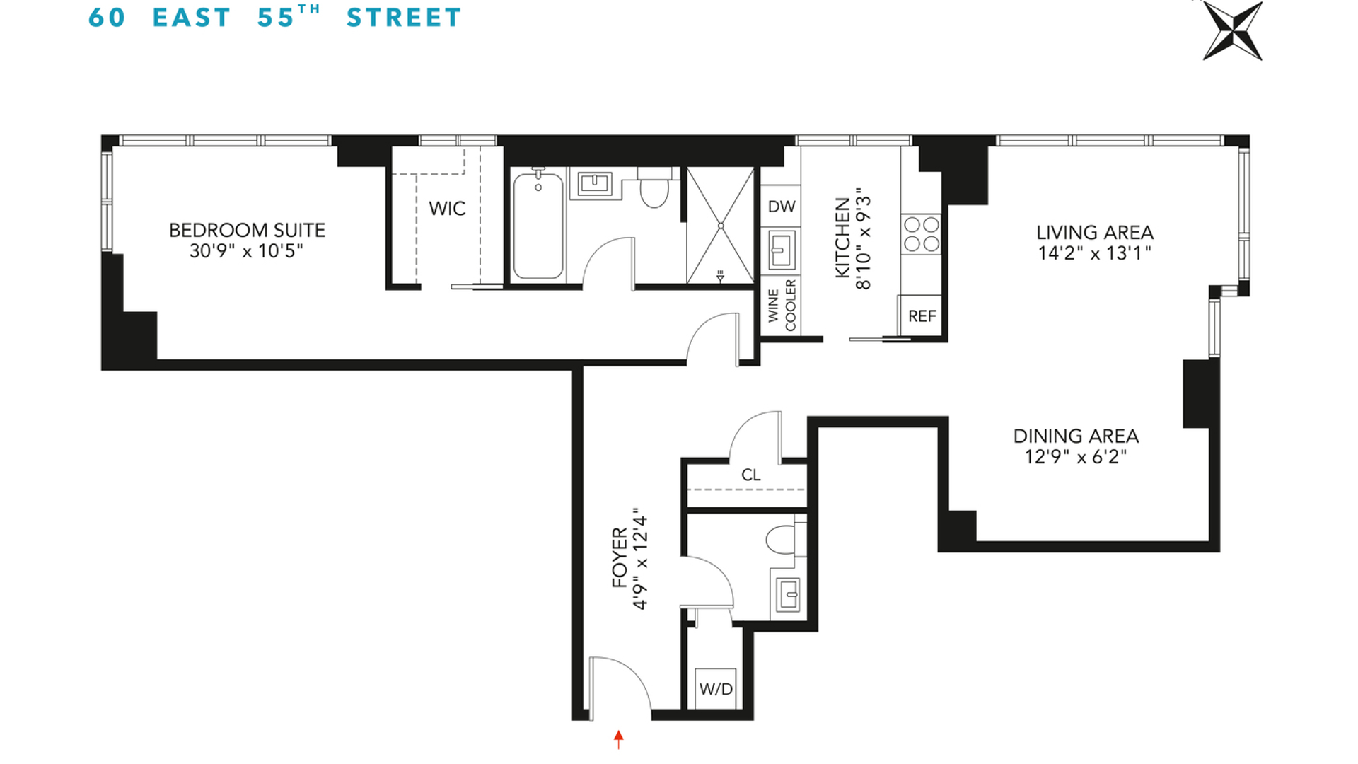 60 East 55th Street #36A, Midtown East, Manhattan, NY 10022 - Property photo 2 of 11