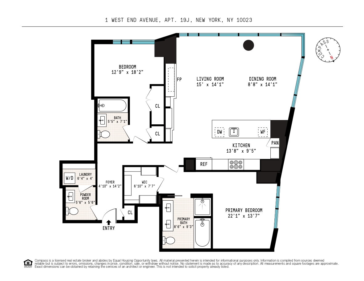 1 West End Avenue #19J, Upper West Side, Manhattan, NY 10023 - Property photo 2 of 32