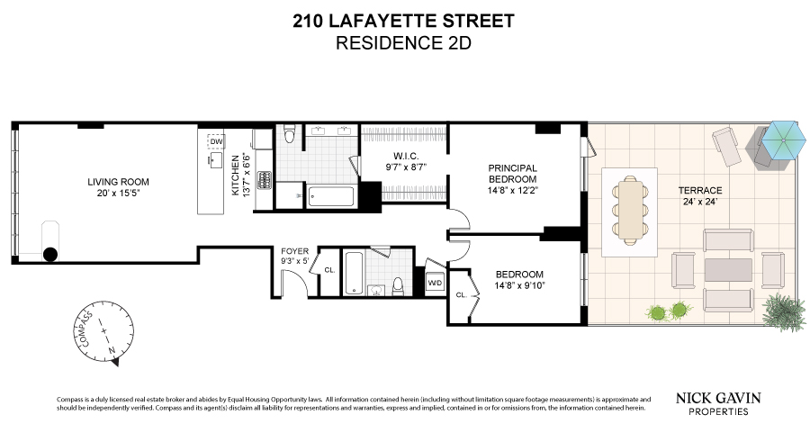 210 Lafayette Street #2D, SoHo, Manhattan, NY 10012 - Property photo 2 of 14