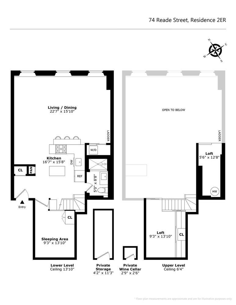 74 READE Street #2ER, Tribeca, Manhattan, NY 10007 - Property photo 2 of 10