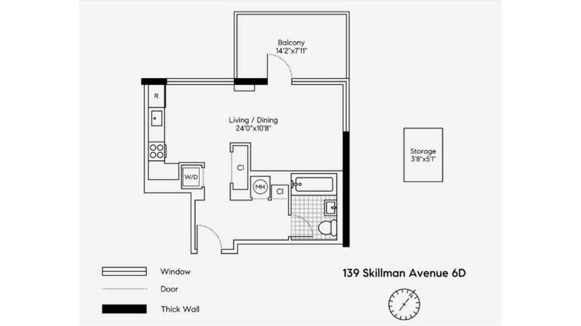 139 SKILLMAN Avenue #6D, Williamsburg, Brooklyn, NY 11211 - Property photo 3 of 12