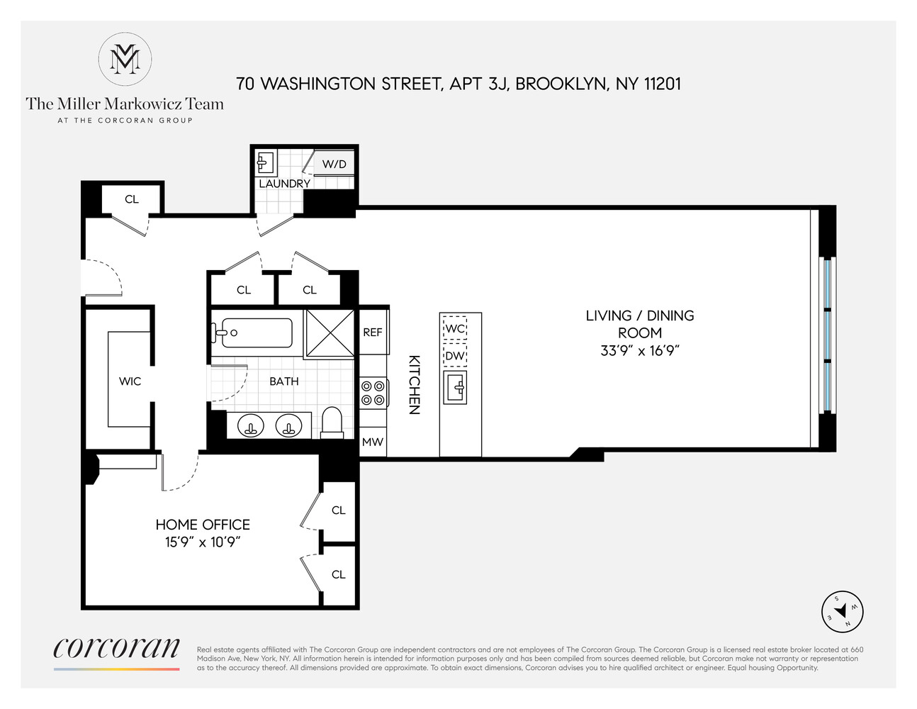 70 WASHINGTON Street #3J, DUMBO, Brooklyn, NY 11201 - Property photo 2 of 15