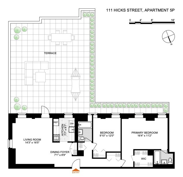 111 Hicks Street #5P, Brooklyn Heights, Brooklyn, NY 11201 - Property photo 2 of 9