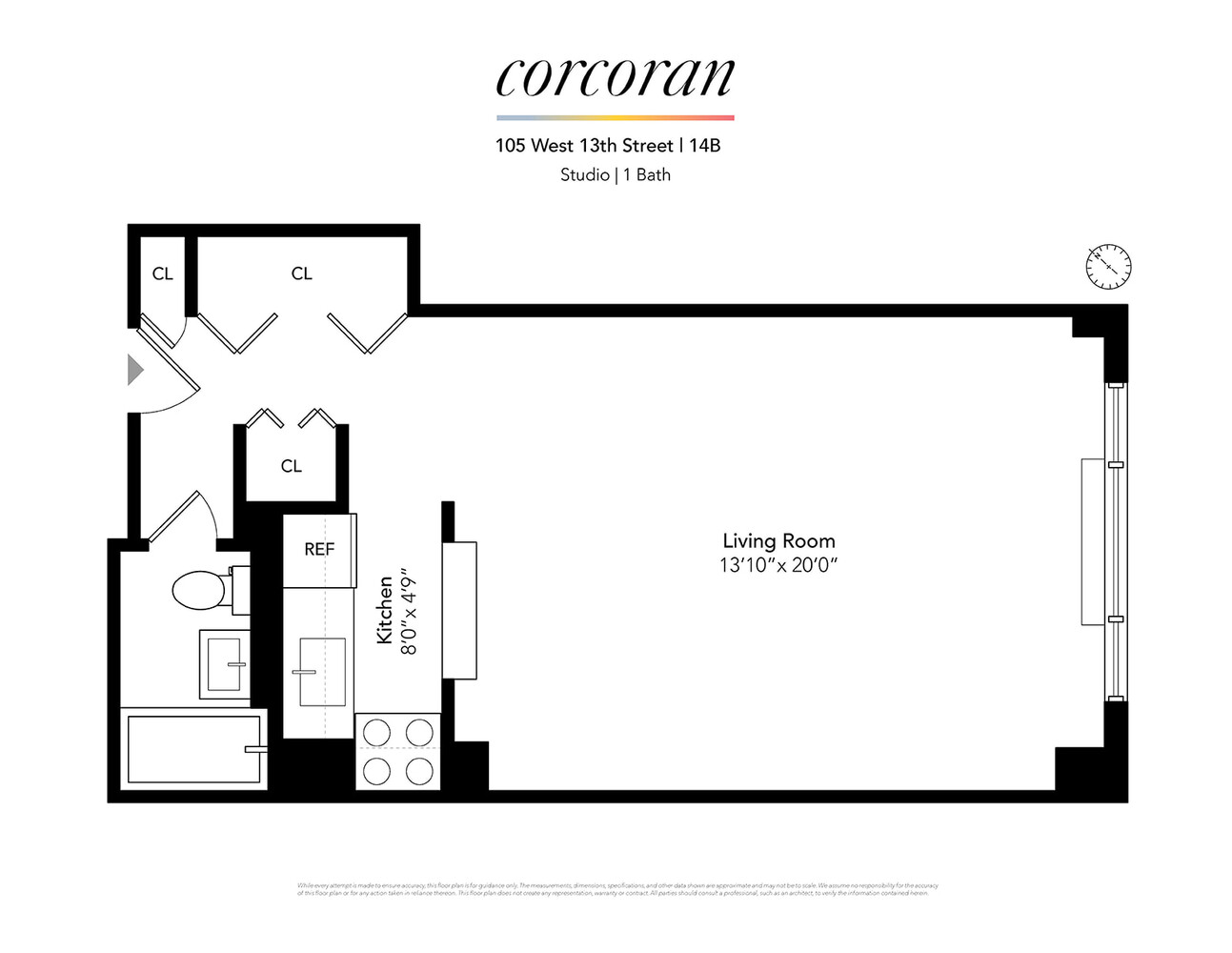 105 West 13th Street #14B, Greenwich Village, Manhattan, NY 10011 - Property photo 2 of 5