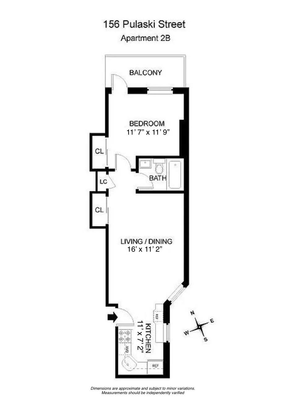 156 Pulaski Street #2-B, Bedford-Stuyvesant, Brooklyn, NY 11206 - Property photo 2 of 12