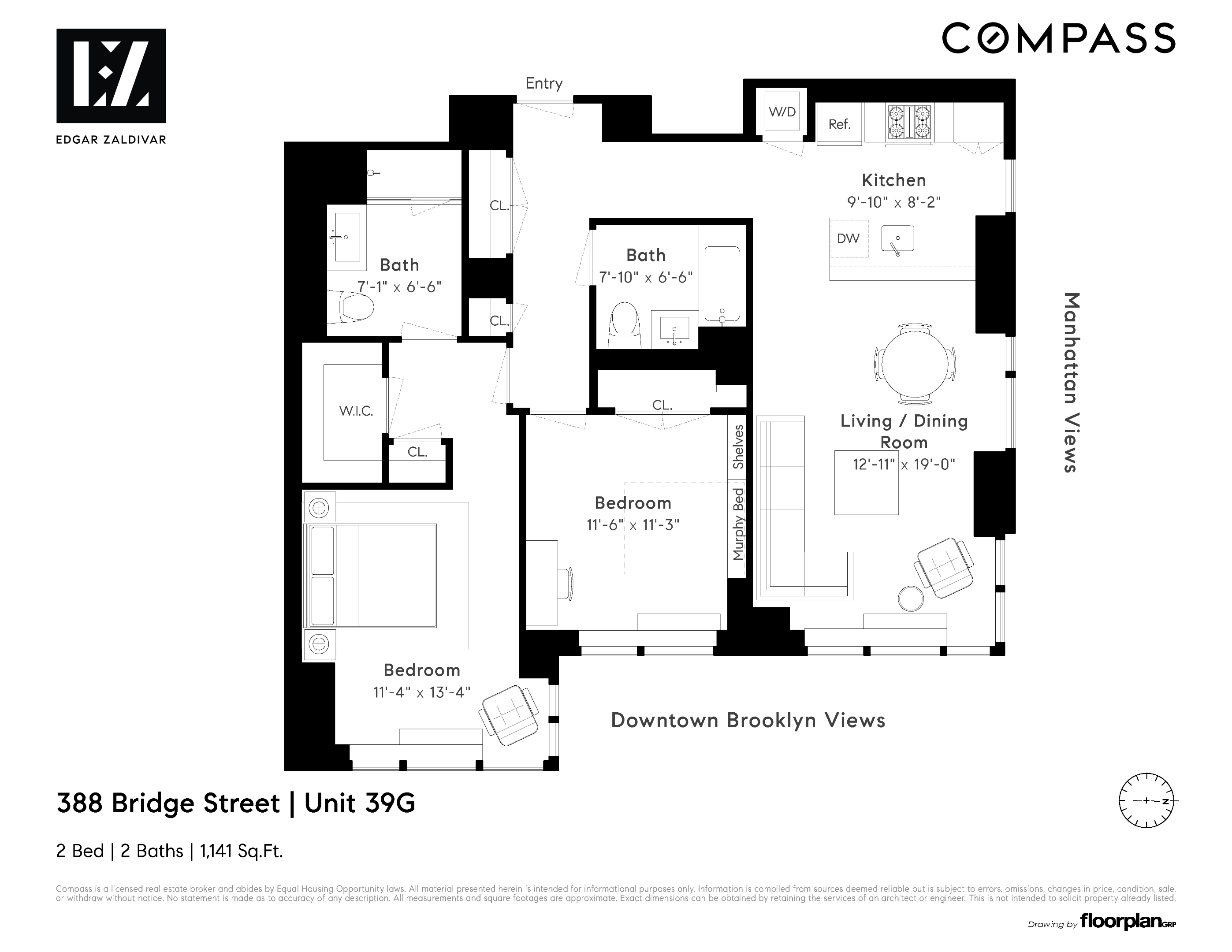 388 Bridge Street #39G, Downtown Brooklyn, Brooklyn, NY 11201 - Property photo 2 of 32