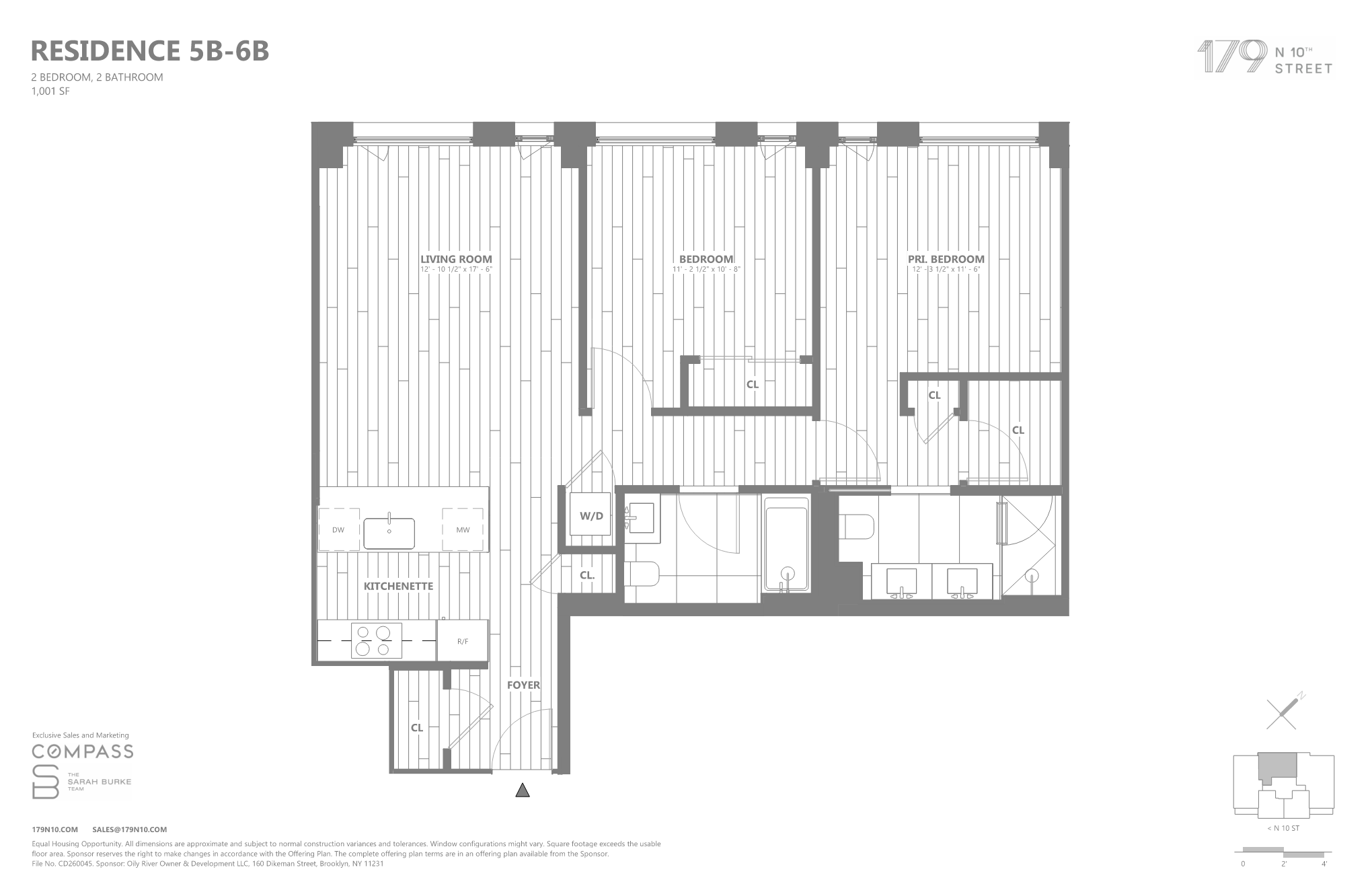 179 North 10th Street #5B, Williamsburg, Brooklyn, NY 11211 - Property photo 2 of 11