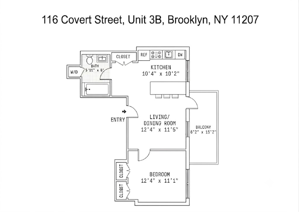 116 Covert Street #3B, Bushwick, Brooklyn, NY 11207 - Property photo 2 of 6