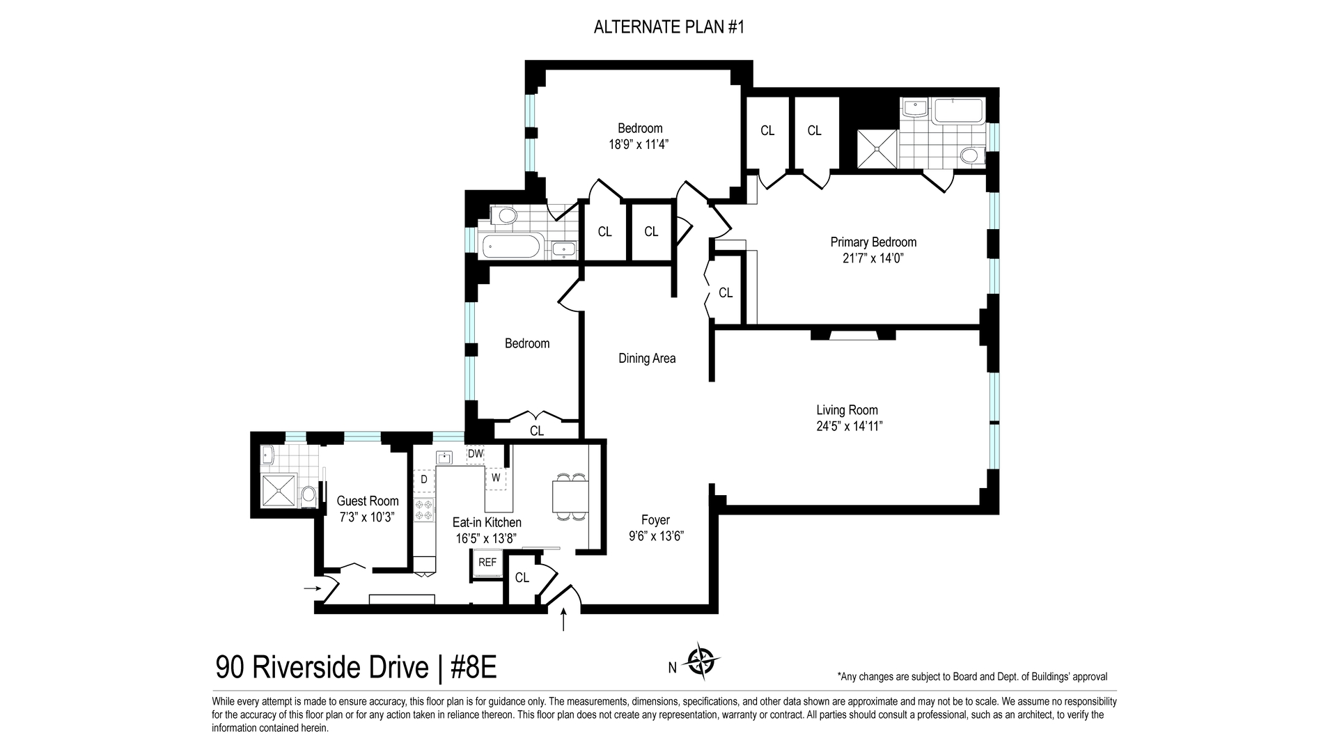 90 RIVERSIDE Drive #8E, Upper West Side, Manhattan, NY 10024 - Property photo 4 of 31