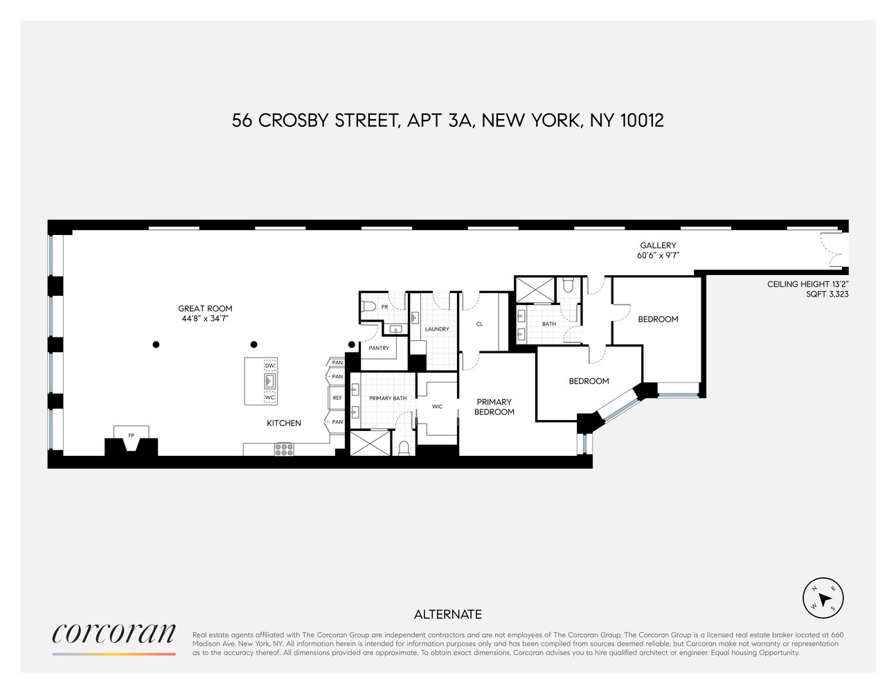 56 CROSBY Street #3A, SoHo, Manhattan, NY 10012 - Property photo 3 of 17
