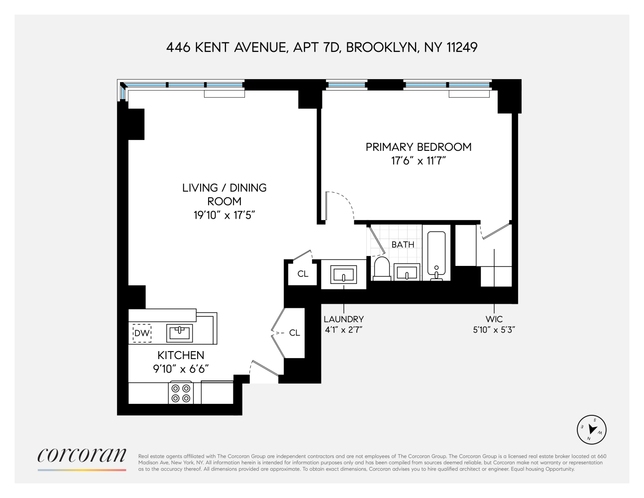 446 KENT Avenue #7D, Williamsburg, Brooklyn, NY 11249 - Property photo 2 of 6