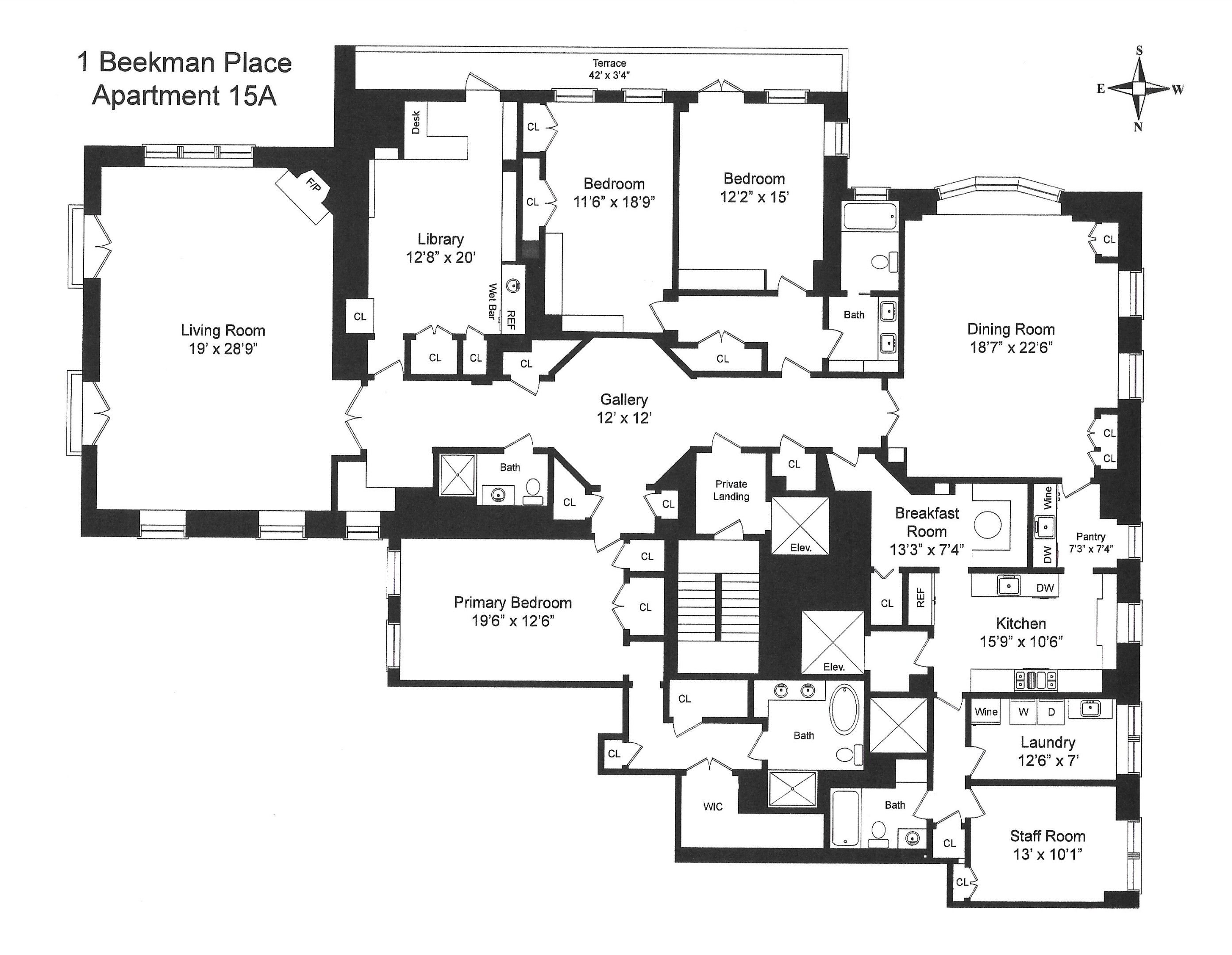 1 Beekman Place #15A, Midtown East, Manhattan, NY 10022 - Property photo 2 of 64