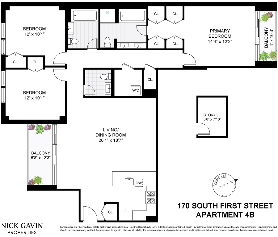 170 South 1st Street #4B, Williamsburg, Brooklyn, NY 11211 - Property photo 2 of 11