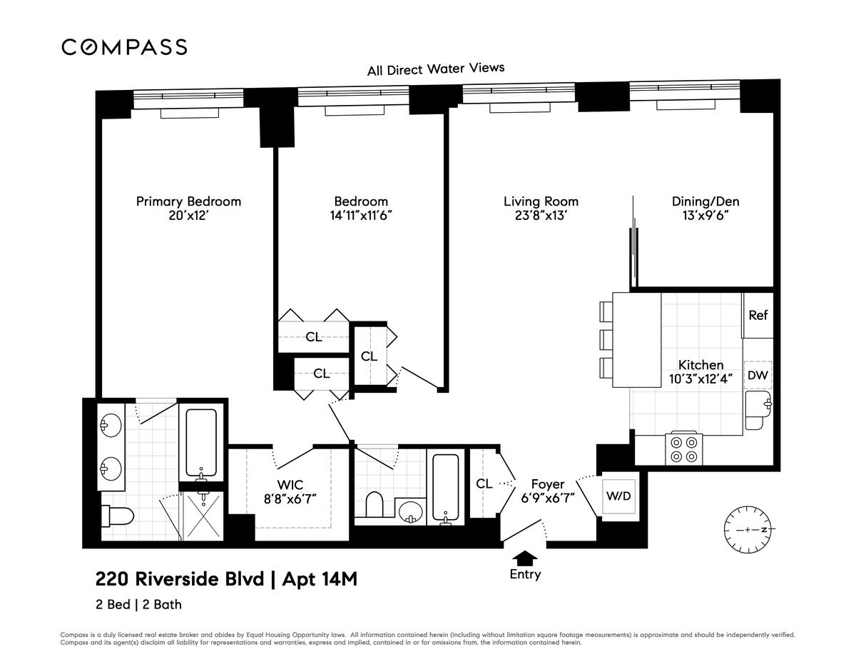 220 Riverside Boulevard #15-M, Lincoln Square, Manhattan, NY 10069 - Property photo 3 of 11