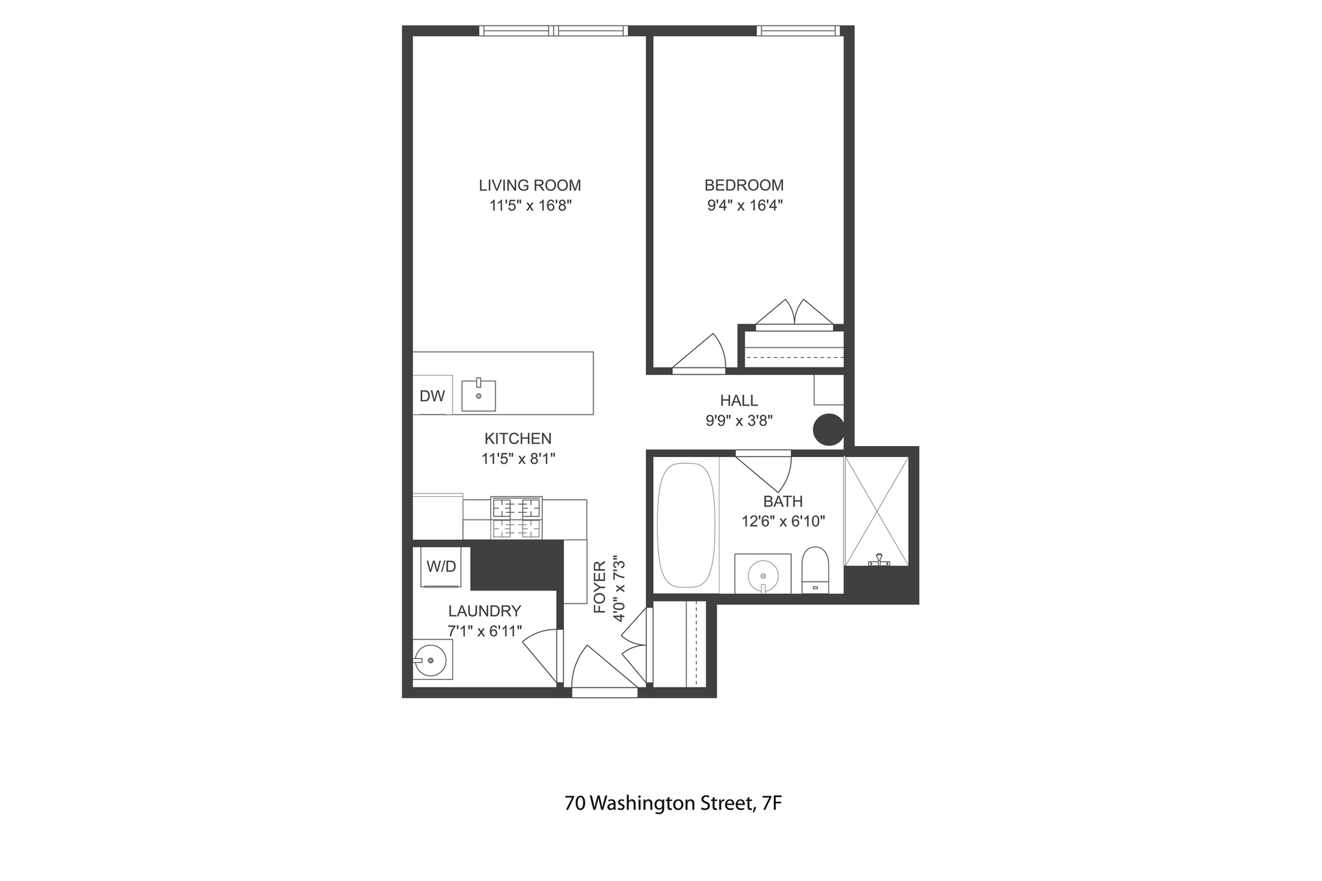 70 WASHINGTON Street #7F, DUMBO, Brooklyn, NY 11201 - Property photo 2 of 15