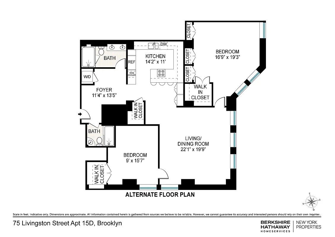75 LIVINGSTON Street #15D, Brooklyn Heights, Brooklyn, NY 11201 - Property photo 3 of 23