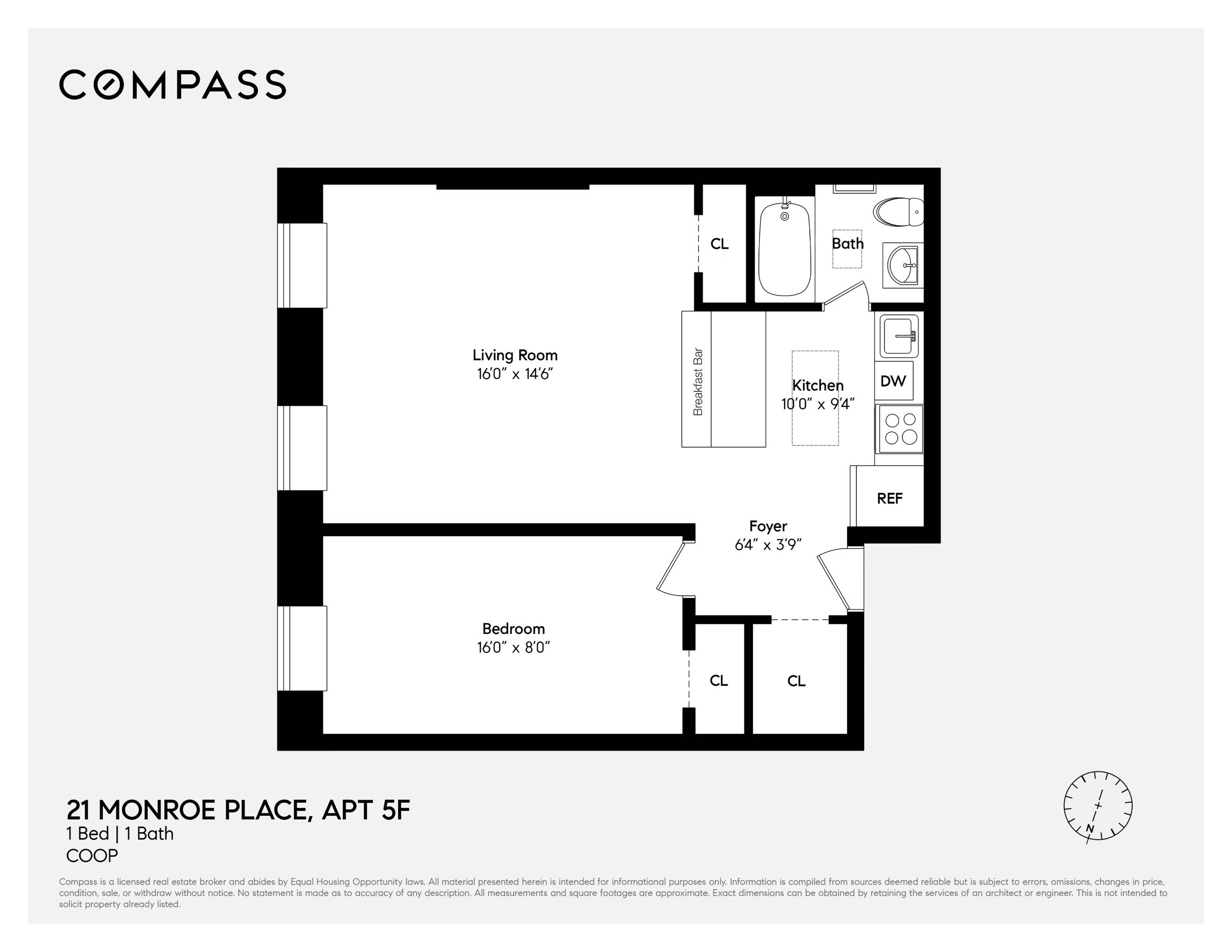 21 Monroe Place #5F, Brooklyn Heights, Brooklyn, NY 11201 - Property photo 2 of 10