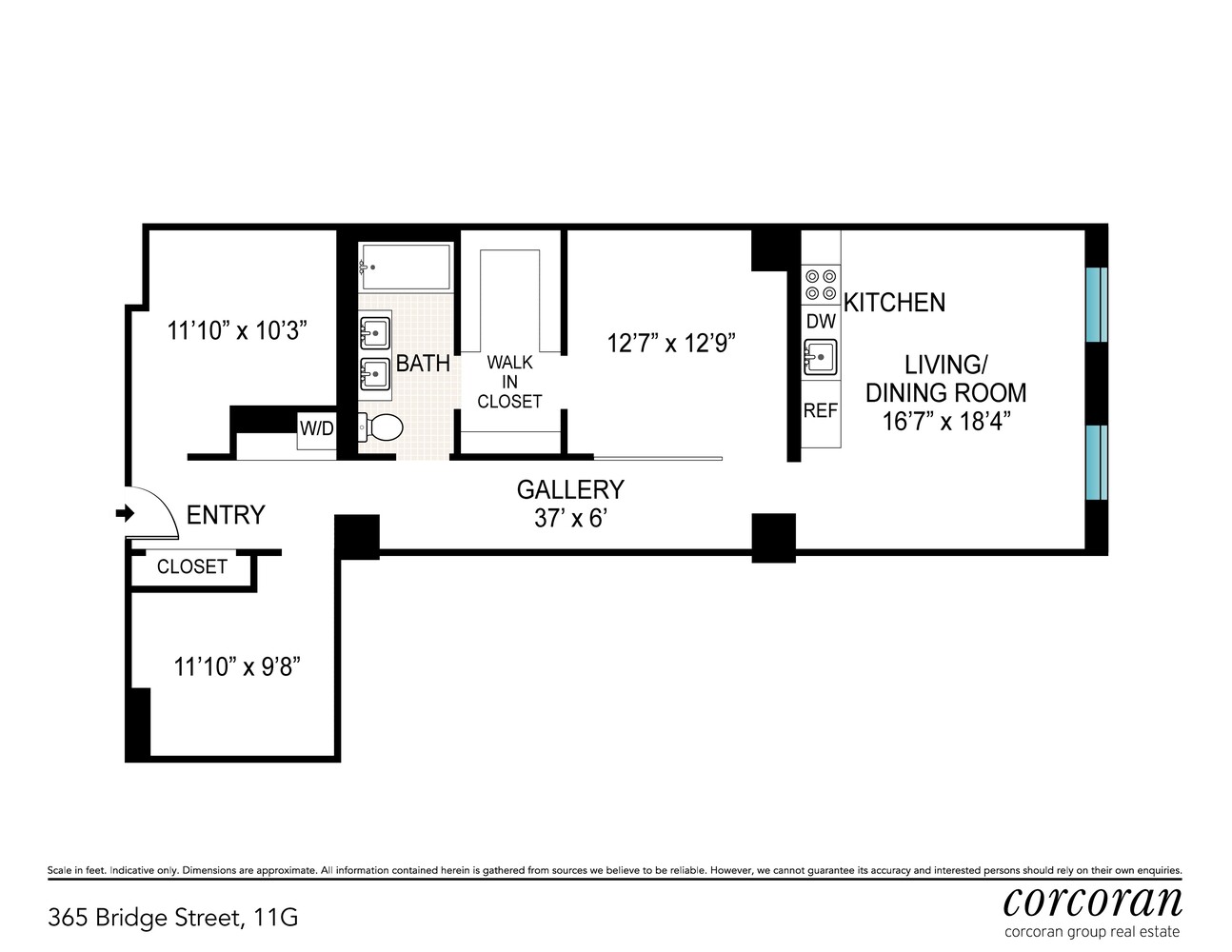 365 BRIDGE Street #11G, Downtown Brooklyn, Brooklyn, NY 11201 - Property photo 2 of 14