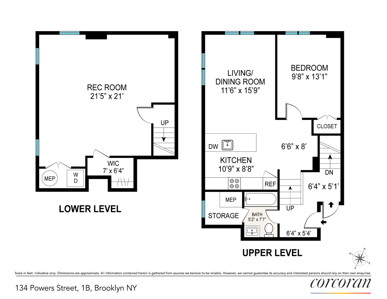 134 POWERS Street #1B, Williamsburg, Brooklyn, NY 11211 - Property photo 2 of 11