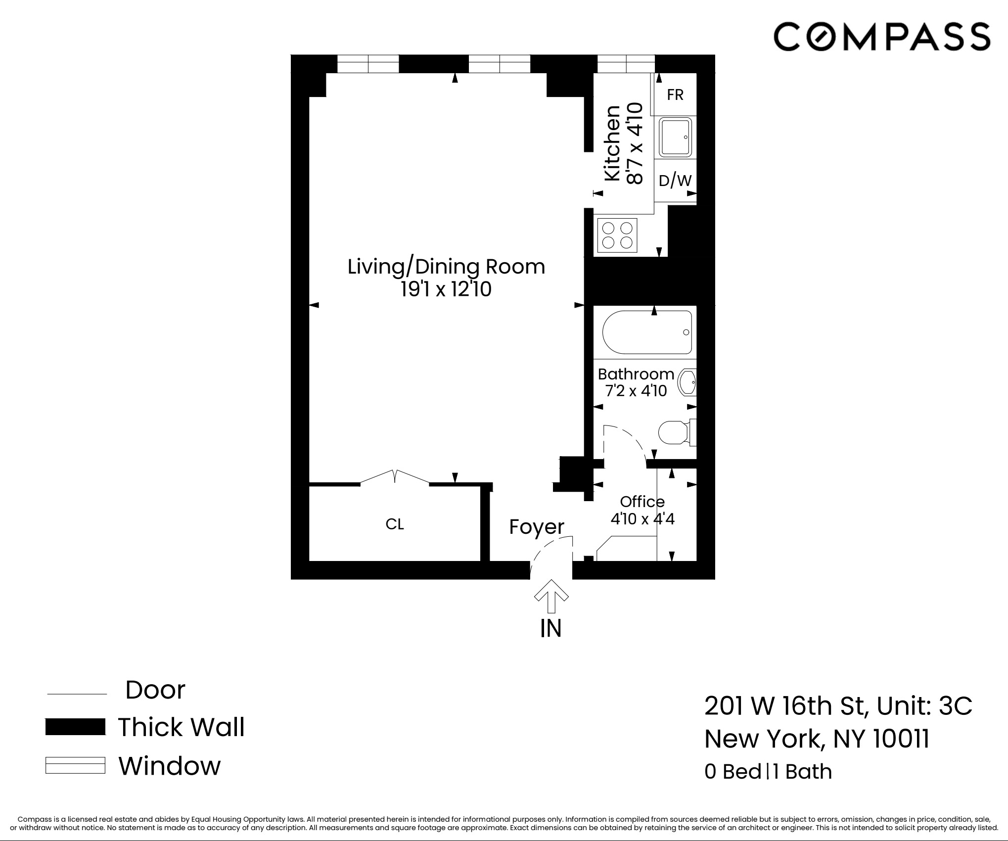 201 West 16th Street #3C, Chelsea, Manhattan, NY 10011 - Property photo 2 of 11