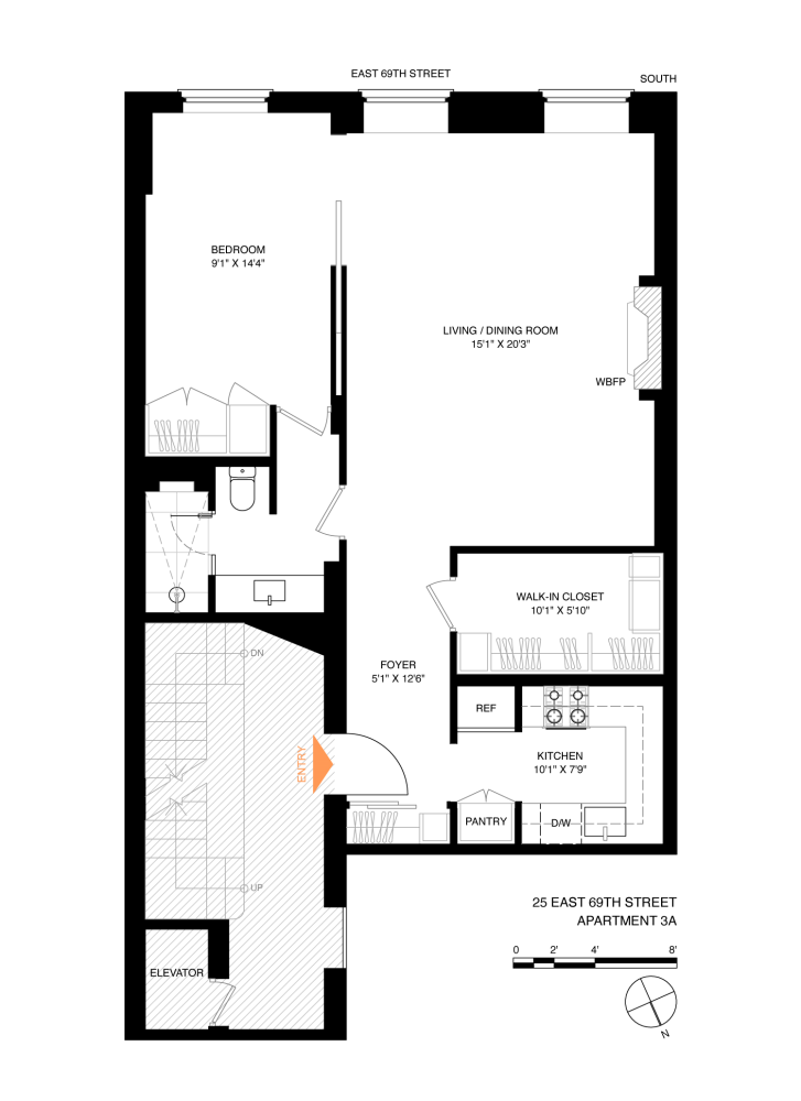 25 East 69th Street #3A, Lenox Hill, Manhattan, NY 10021 - Property photo 4 of 8
