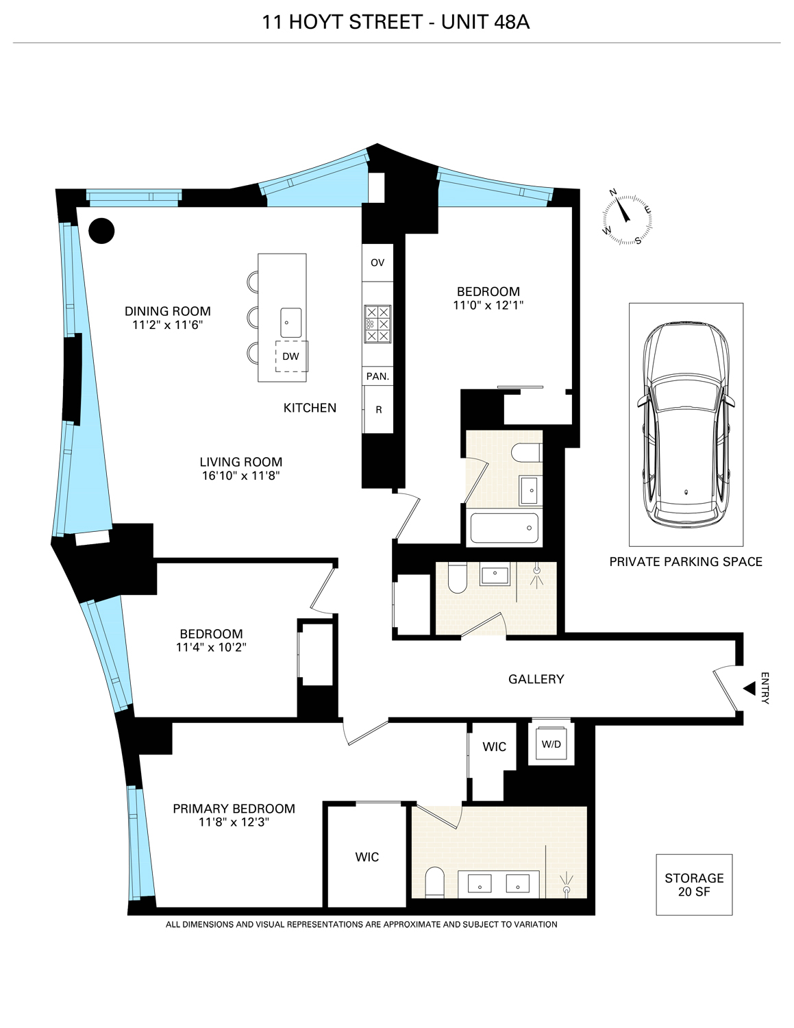 11 Hoyt Street #48A, Downtown Brooklyn, Brooklyn, NY 11201 - Property photo 2 of 23