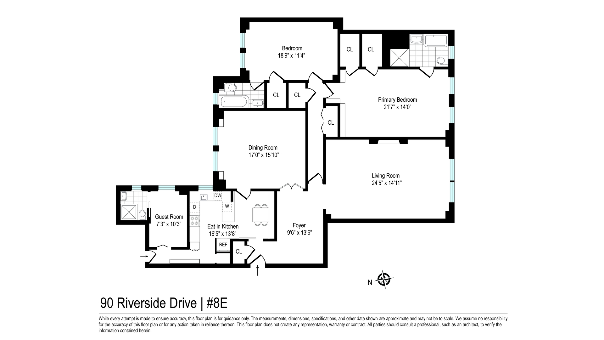 90 RIVERSIDE Drive #8E, Upper West Side, Manhattan, NY 10024 - Property photo 2 of 31