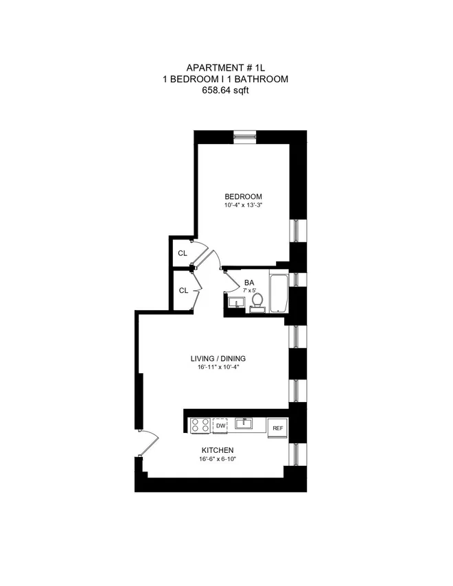 86 Thayer Street #1-L, New York, NY 10040