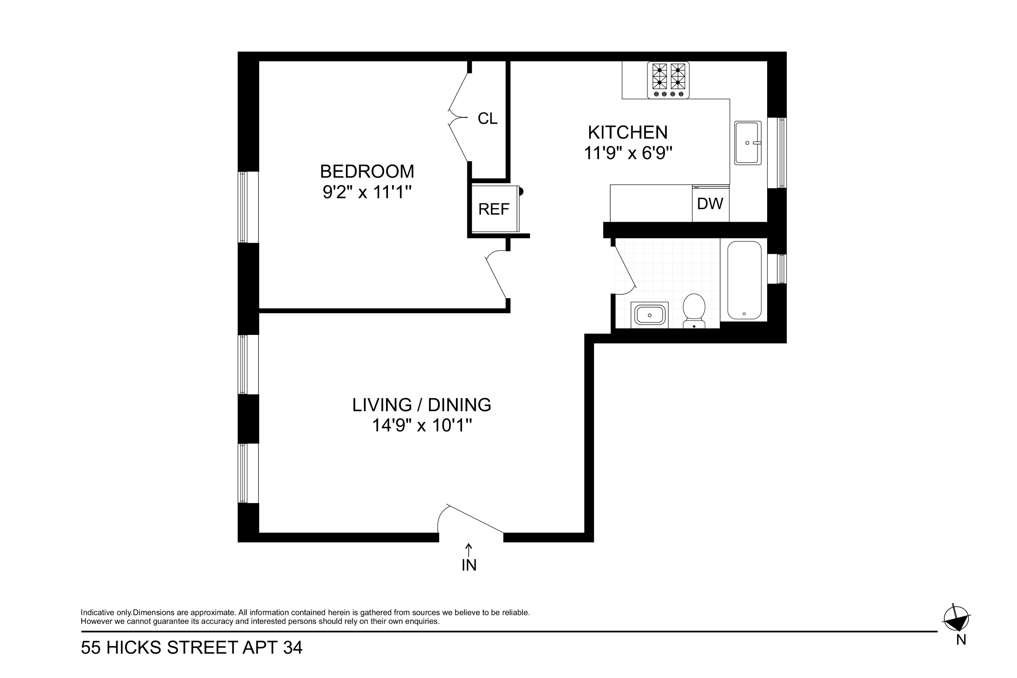 55 Hicks Street #34, Brooklyn Heights, Brooklyn, NY 11201 - Property photo 2 of 17