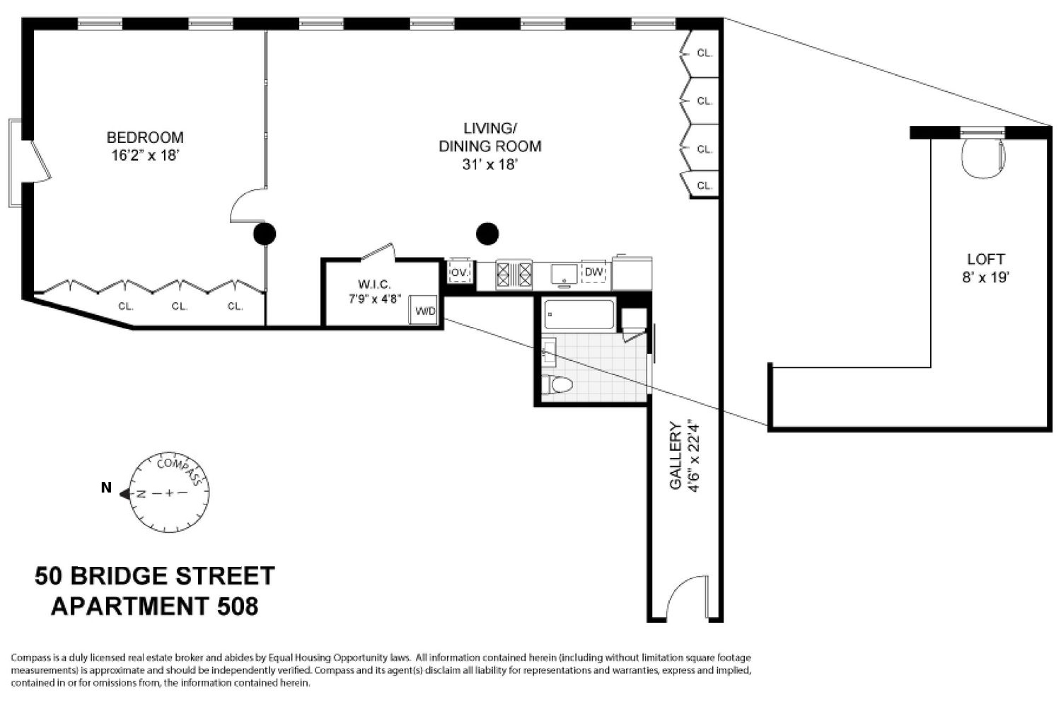 50 Bridge Street #508, DUMBO, Brooklyn, NY 11201 - Property photo 2 of 13