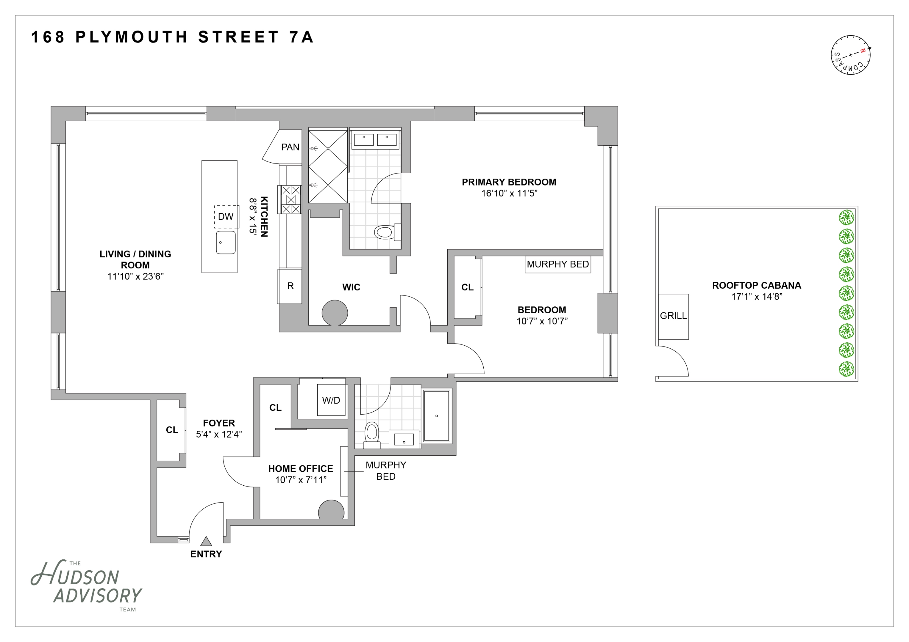 168 Plymouth Street #7A, DUMBO, Brooklyn, NY 11201 - Property photo 2 of 23