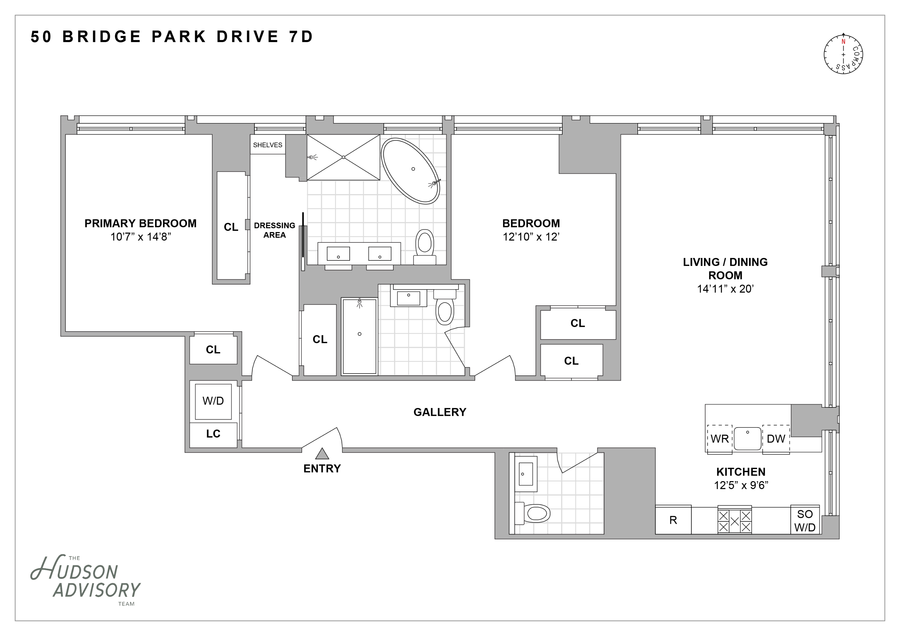 50 Bridge Park Drive #7D, Brooklyn Heights, Brooklyn, NY 11201 - Property photo 2 of 25