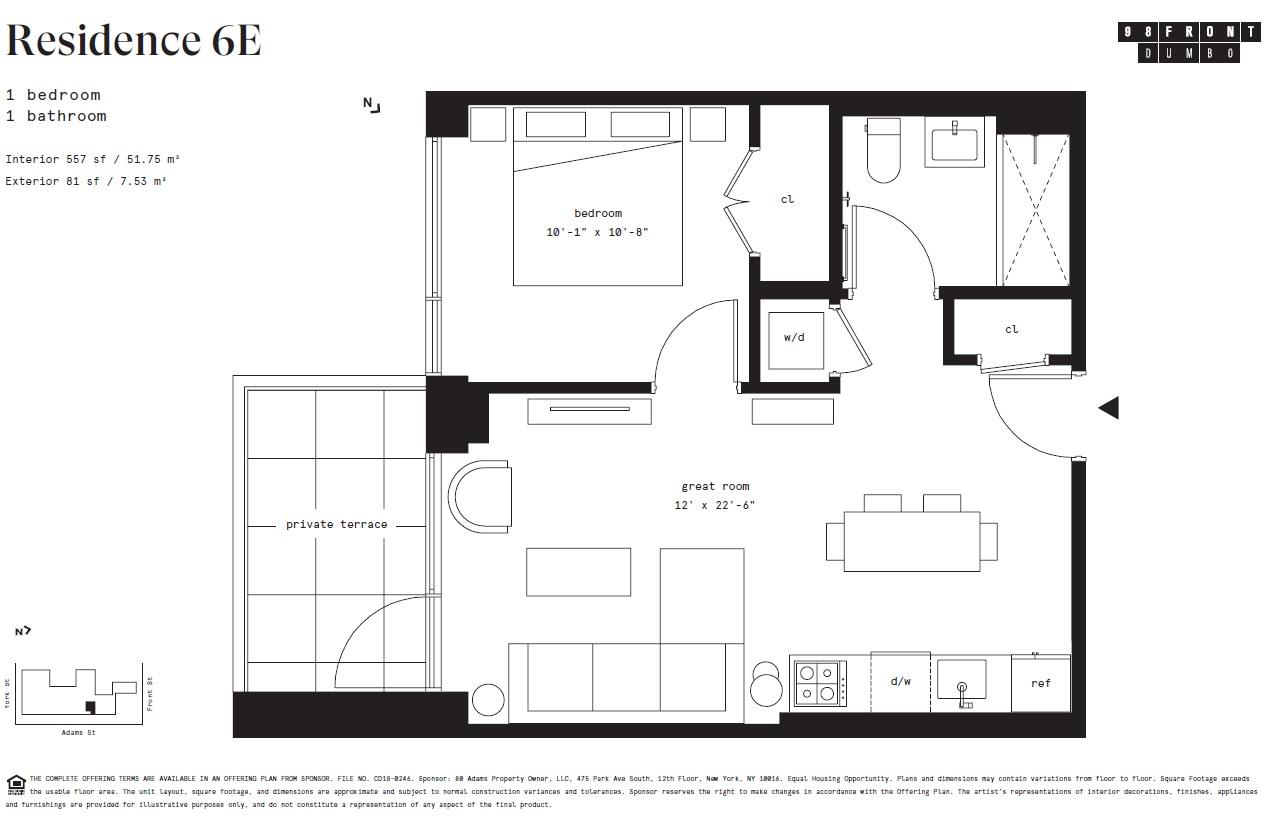 98 Front Street #6-E, DUMBO, Brooklyn, NY 11201 - Property photo 2 of 14