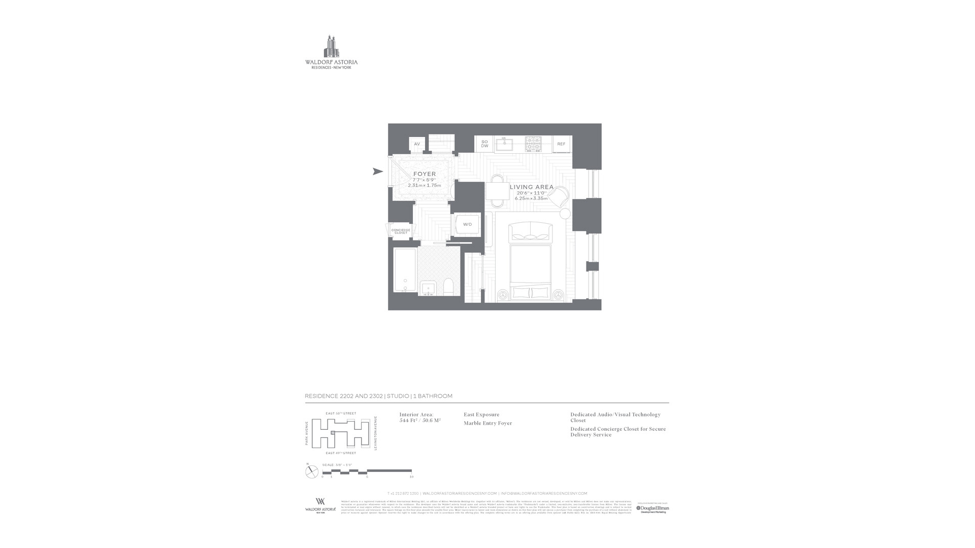 303 PARK Avenue #2202, Midtown East, Manhattan, NY 10022 - Property photo 2 of 26