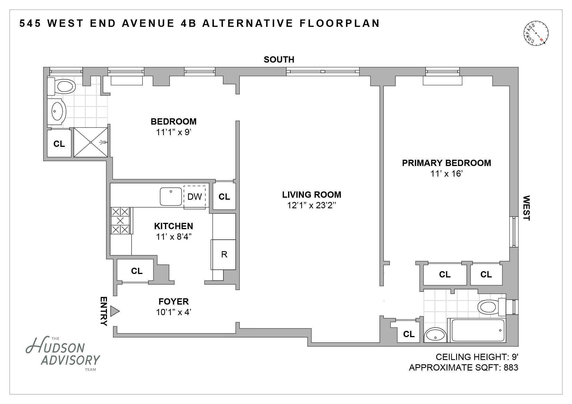 545 West End Avenue #4B, Upper West Side, Manhattan, NY 10024 - Property photo 3 of 8