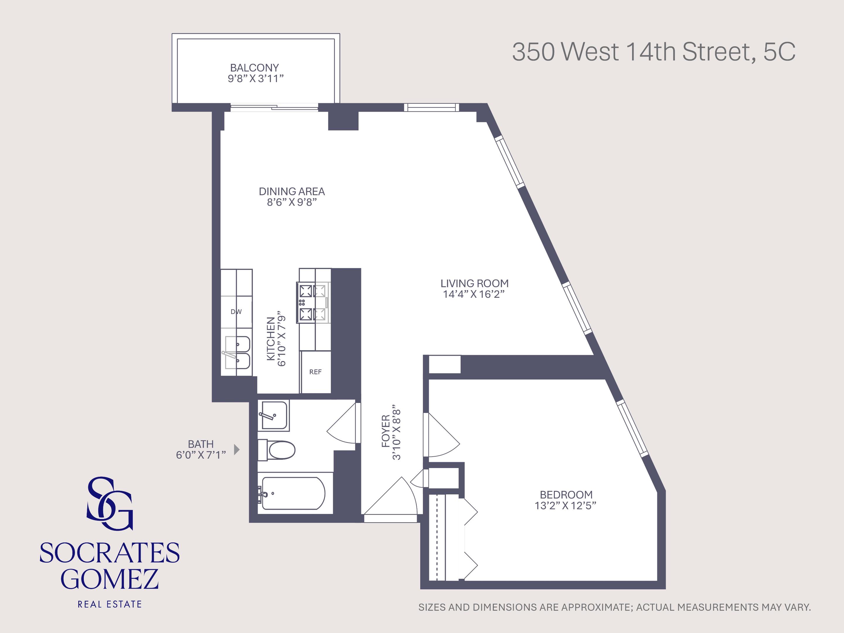 350 West 14th Street #5-C, West Village, Manhattan, NY 10014 - Property photo 2 of 11