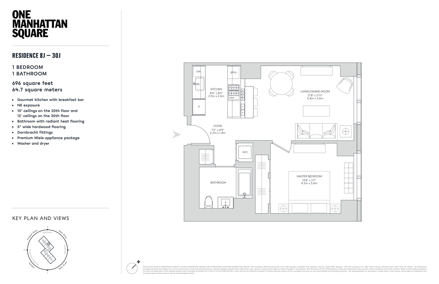 252 SOUTH Street #8J, Two Bridges, Manhattan, NY 10002 - Property photo 3 of 7